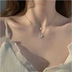 Double Layer Snake Chain Necklaces