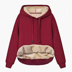 Hooded Plush Coat Fleece Hoodies Sweatshirt Long Sleeve Jacket
