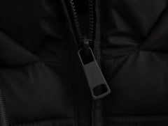 Versatile cotton short hooded thick jacket coat