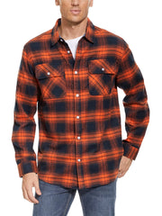 Plaid Flannel Shirts Long Sleeves Casual Cotton Shirt