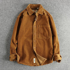American Khaki Washed Long Sleeve Cotton Shirt