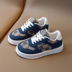 Sports Shoes Students Lace-up Light Sneakers for Girls Versatile Shoes