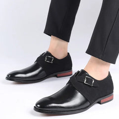 Moccasins Buckle Design Business Leather Men Casual Shoes