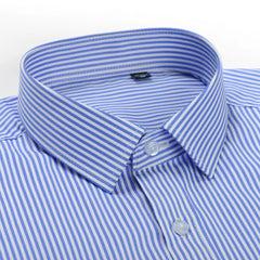 Classic Long Sleeve Solid/striped Shirts Shirt