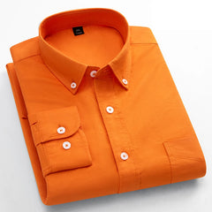 Classic fit fashion 100%Cotton long-sleeve shirt