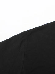 Round Neck Short Sleeve Solid PatchworkT Shirts