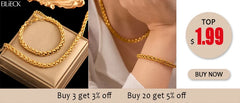 Waterproof Stainless Steel Metal Chain Necklace Bracelet