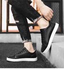 Sneakers Leather Skateboard Shoe