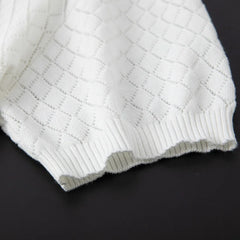 Men Knitwear 100% Cotton Sweater Pullover O-Neck