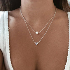 Double Layer Snake Chain Necklaces
