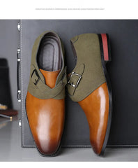 Masculino Leather Brown Black Elegant Luxury Suit Shoes