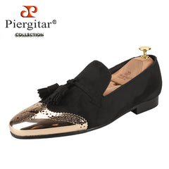 Mocassin en cuir noir