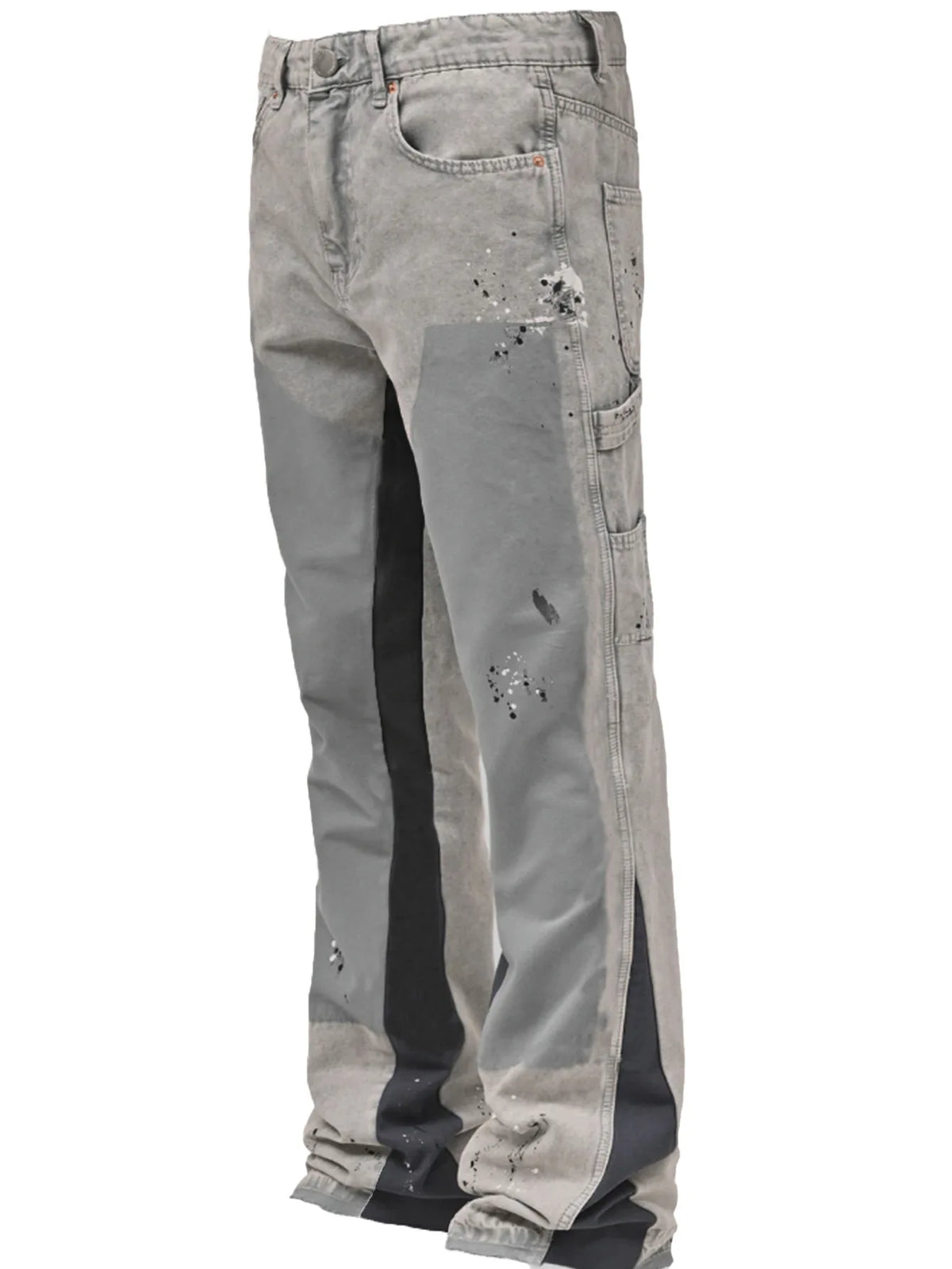 Washed Jeans Men Vintage Ankle Length Trousers Denims