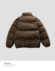 Thick Bomber Puffer Soft Jacket