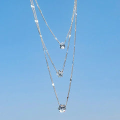 Double Layer Snake Chain Necklaces