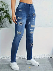 Pantalon skinny en denim