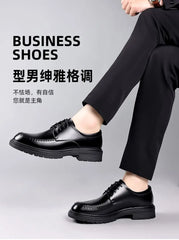 Leather Shoes Slip Shoes