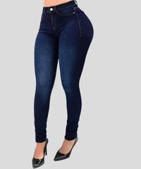 Jeans denim high waist jeans
