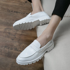 Handmade Soft Leather  Loafers Shoes Shoes Breathable