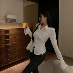 Bandage Slim Shirts