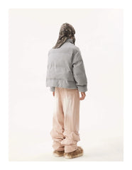 American Vintage Stand Collar Cotton-padded Coat