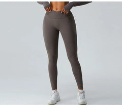 High Waist Cross Yoga Pants for Women