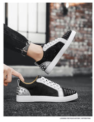 Sneakers Leather Skateboard Shoe