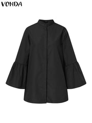 Chemise à manches évasées