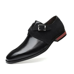 Moccasins Buckle Design Business Leather Men Casual Shoes