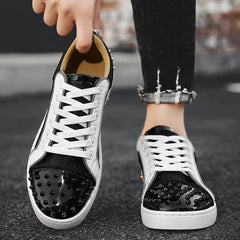 Sneakers Leather Skateboard Shoe
