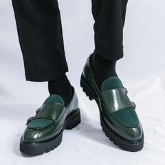 Leather Loafers Low Cut Daily Men's Driving Shoes Non Slip