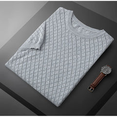 Men Knitwear 100% Cotton Sweater Pullover O-Neck