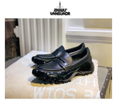 Leather Loafers Walking Breathable Shoe