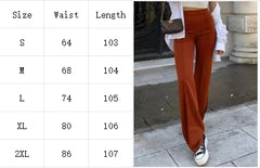 Women's Slim Bell-Bottoms Trousers