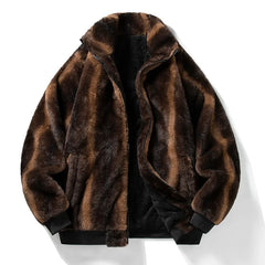 Retro Brown Thicken Warm Coat