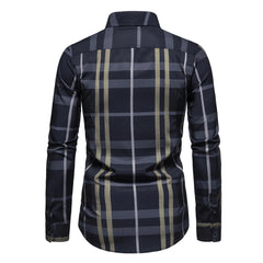 Long Sleeve   Shirt Stripes Thin Shirts