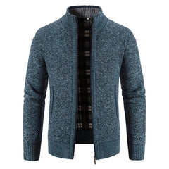 Sweater Jacket  Cold Coat Fleece Zipper Cardigan