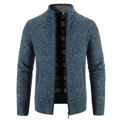 Sweater Jacket  Cold Coat Fleece Zipper Cardigan
