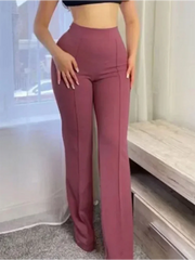 Women's Slim Bell-Bottoms Trousers