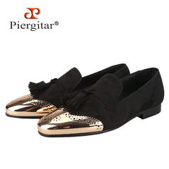Mocassin en cuir noir