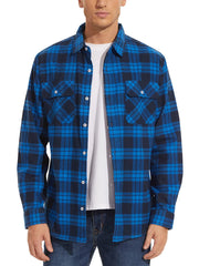 Plaid Flannel Shirts Long Sleeves Casual Cotton Shirt