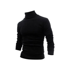 Cotton Half High Neck Base Sweater
