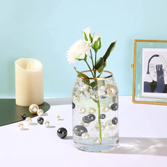 100Pcs DIY Floating Pearl Vase Filler, Decor for Desk Decoration, Party, Gift for Friend