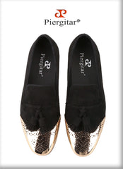 Mocassin en cuir noir