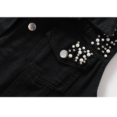 Colorful Denim Vest Women Jeans