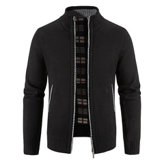 Sweater Jacket  Cold Coat Fleece Zipper Cardigan
