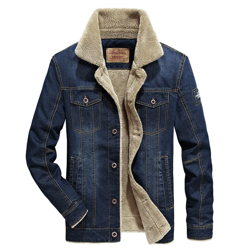 Cashmere denim jacket