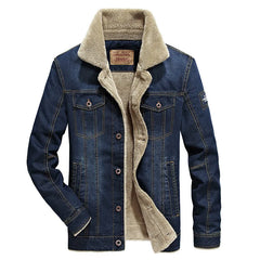 Cashmere denim jacket