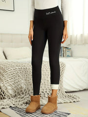 Flat bottomed lining warm pants,