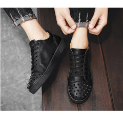 Sneakers Leather Skateboard Shoe